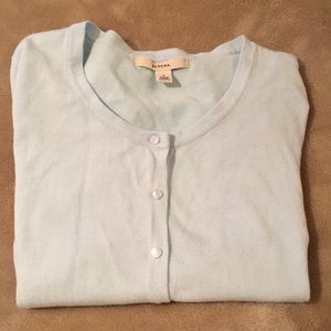 Baby Blue Cardigan Sweater Marona NWOT Small